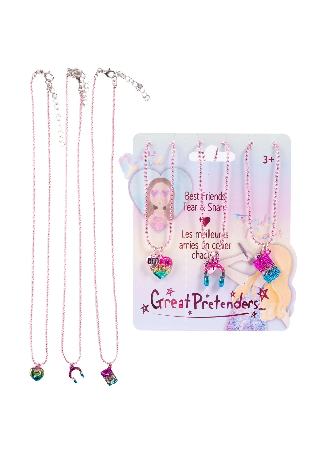 Tear and Share Necklaces (3pc) - Bodacious Besties