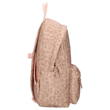 Small Backpack - Quilted Leopard