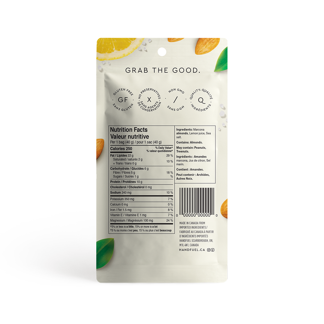 Lemon Marcona Almonds 40g