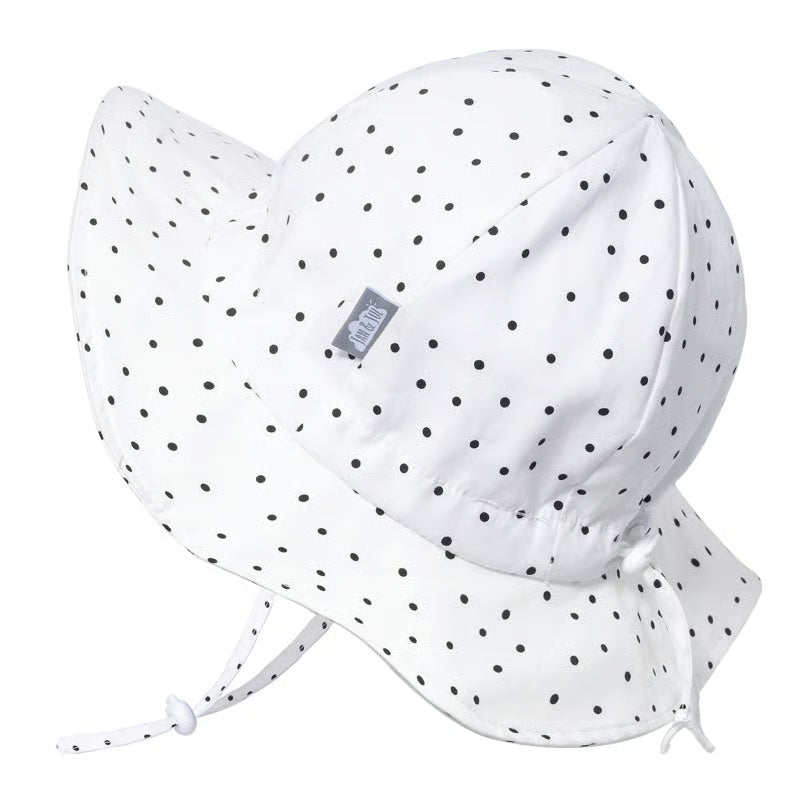 Cotton Floppy Hat - Dots
