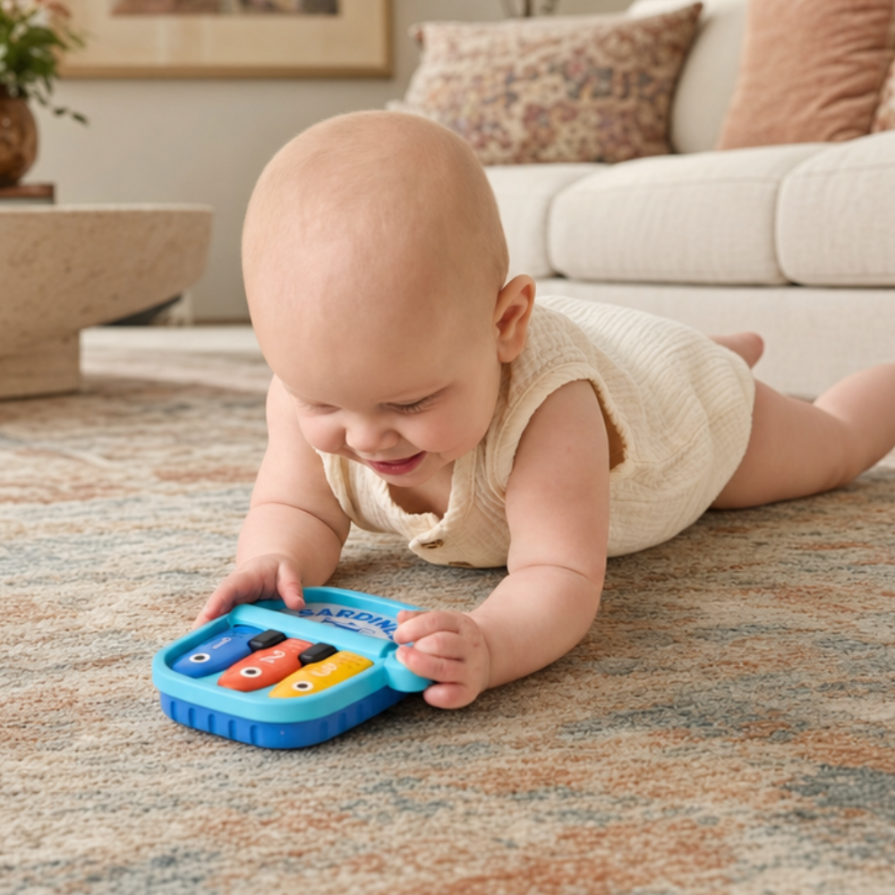 Bitzy Tunes™ Light-up Interactive Piano Toy - Sardines
