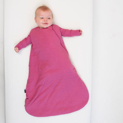 Belan.J Ribbed Bamboo Sleep Sack 1.0 TOG - Rose Wood
