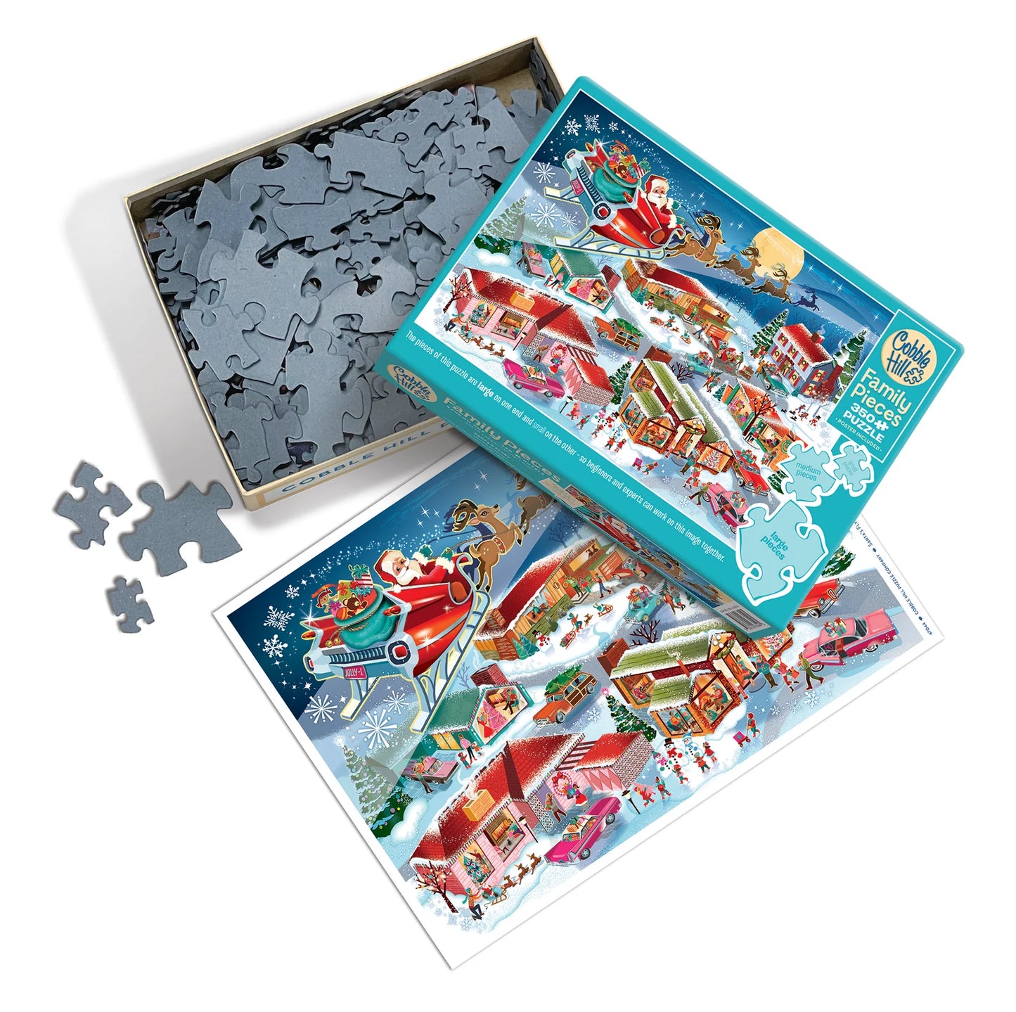 Family Puzzle - Santa's Flyby