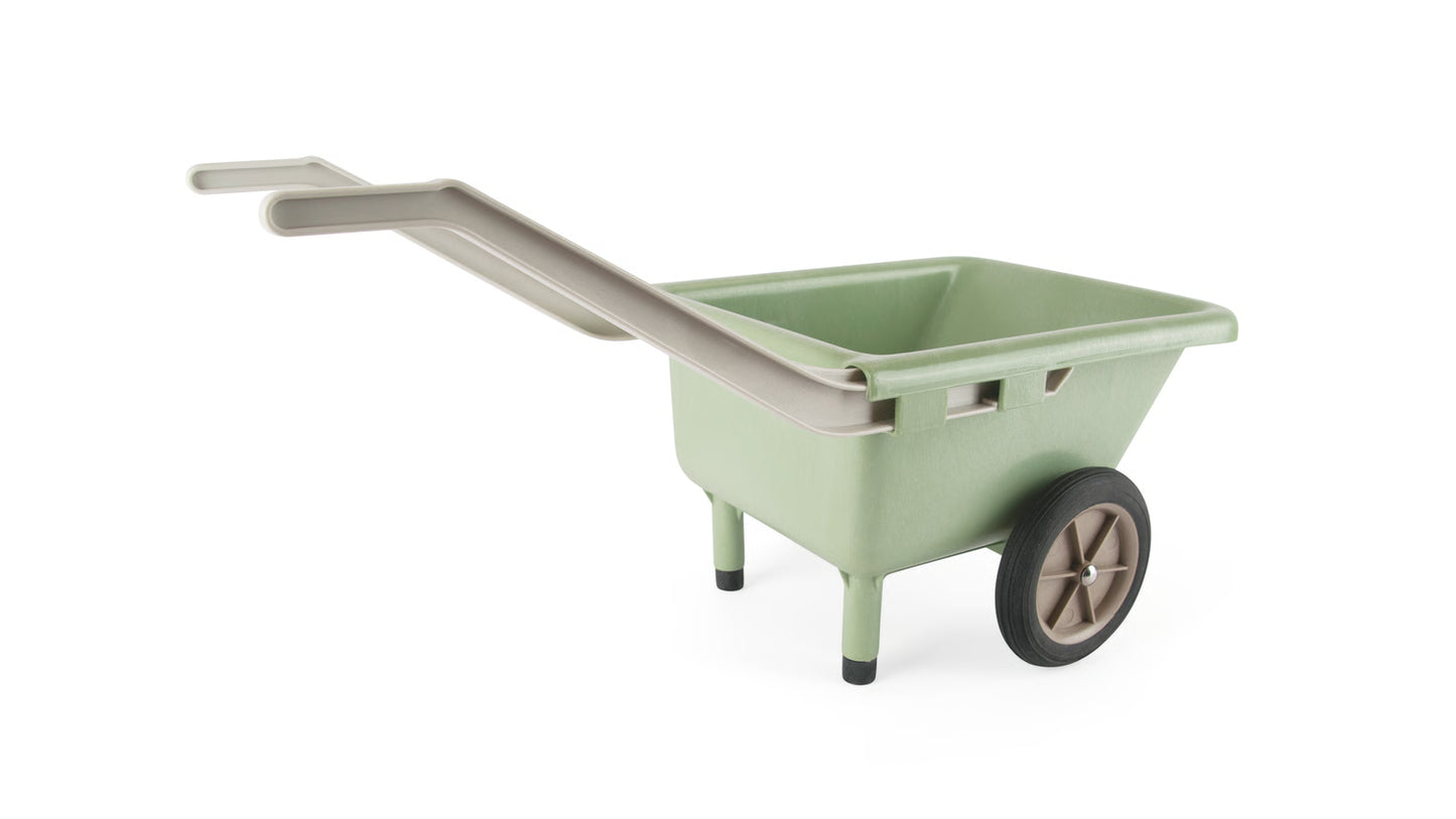 Green Garden Wheelbarrow