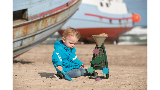 Blue Marine Sand Toys & Water Mill Set