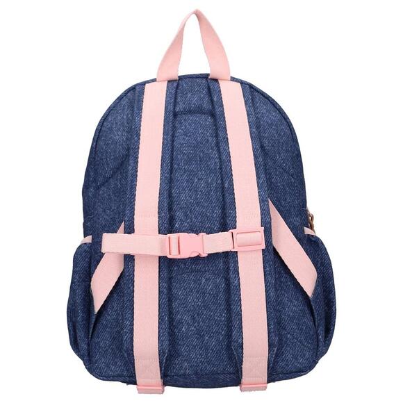 Small Backpack - Denim Bow