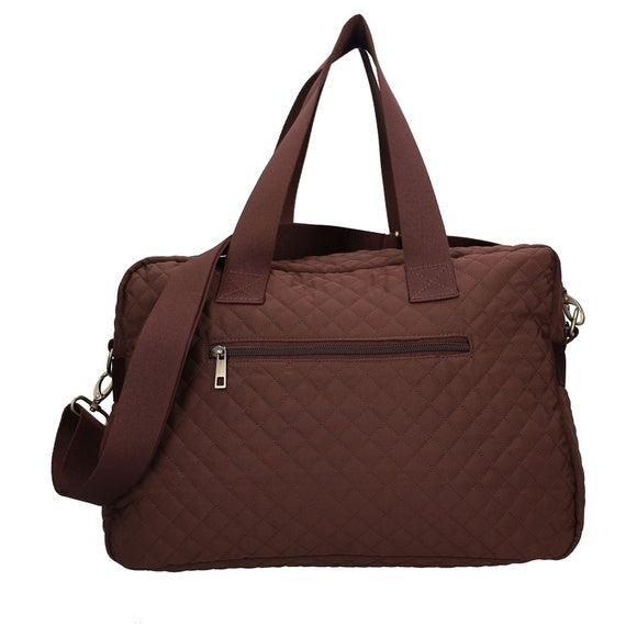 Diaper Bag - Quilted Brown