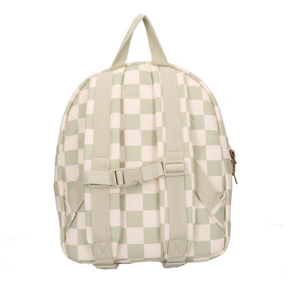 Mini Backpack - Daisy Sage Check