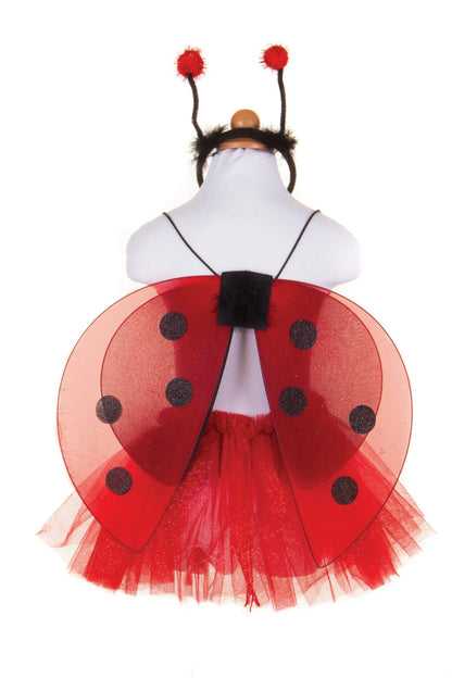 Glitter Ladybug Tutu with Wings and Headband