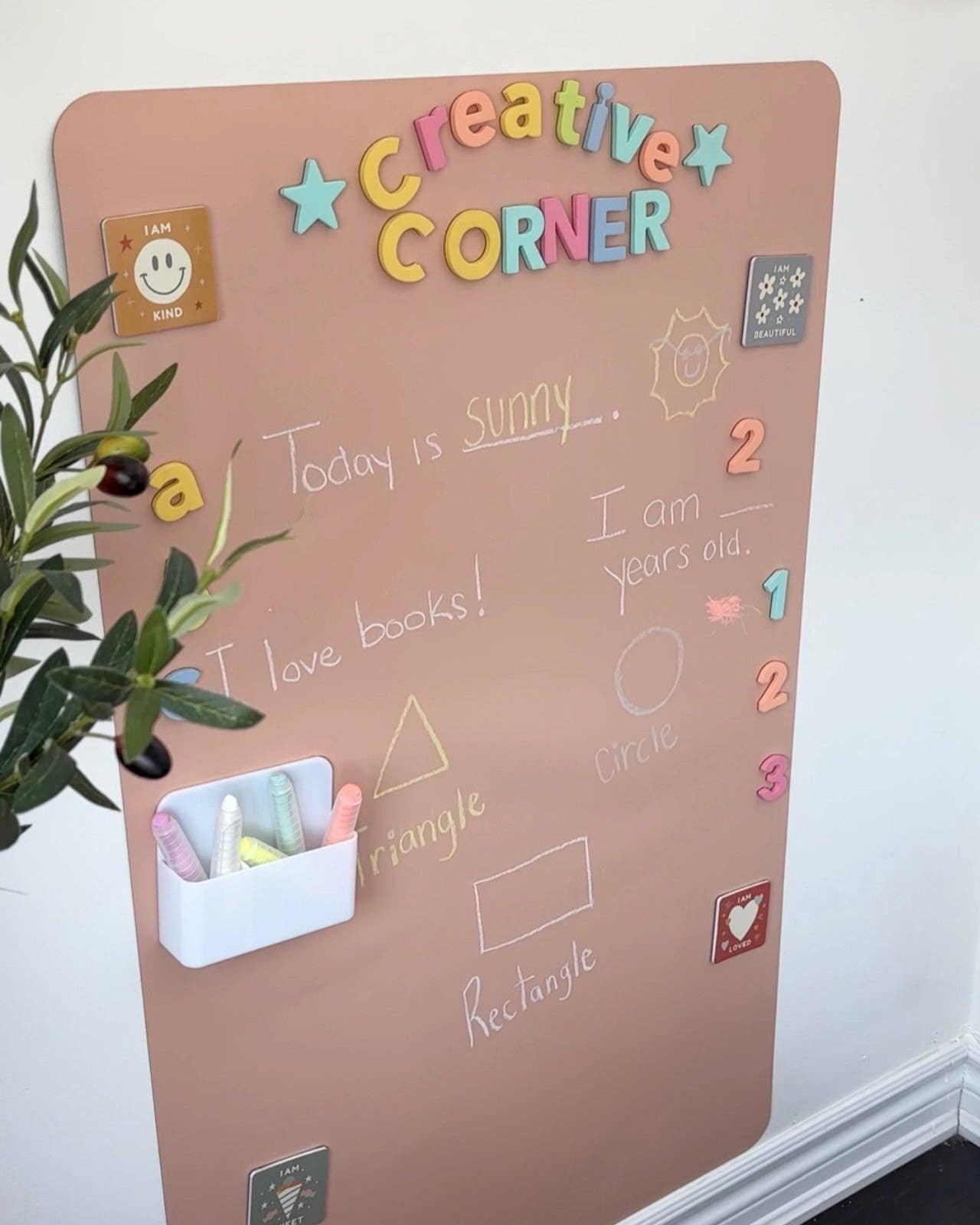 Magic Playwall - Rectangle Magnetic Wall Decal for Kids