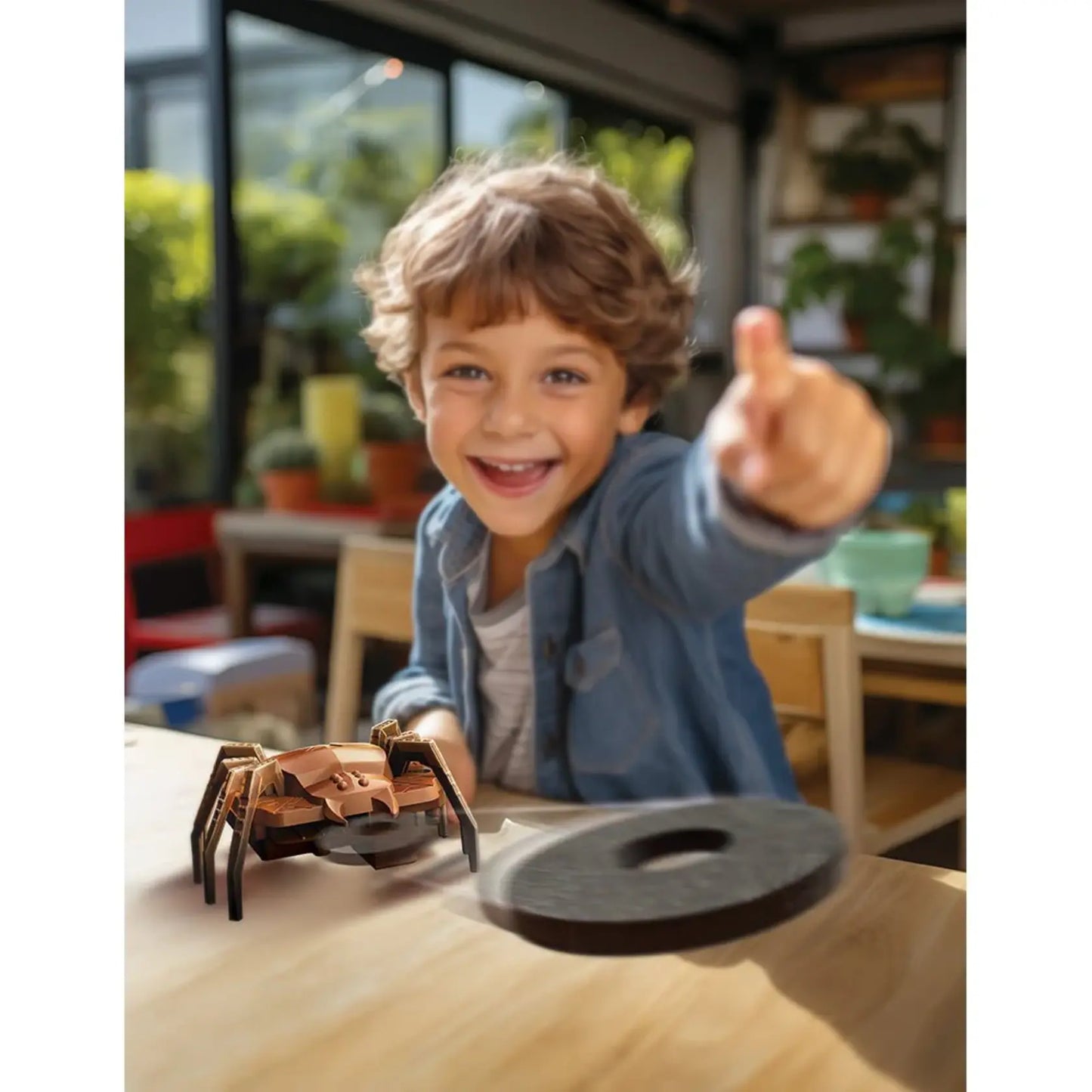 4M KidzRobotix Disc Launcher Spider Bot