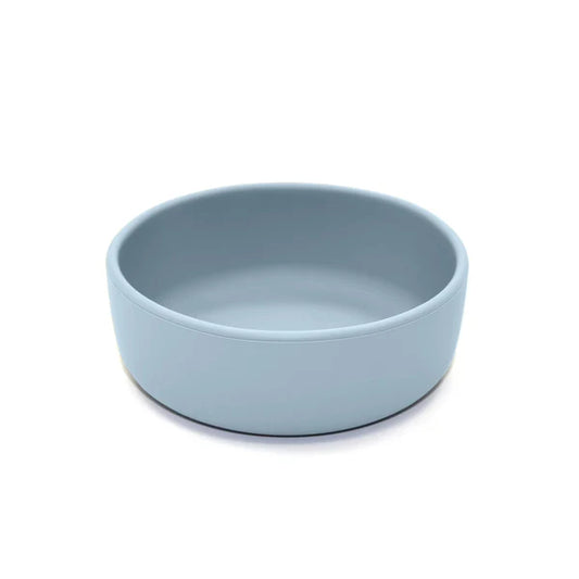 Silicone Suction Bowl - Lily Blue