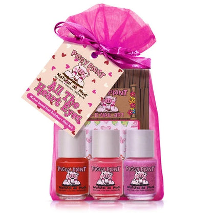 Nail Polish Gift Set| Piggy Paint - All the Heart Eyes