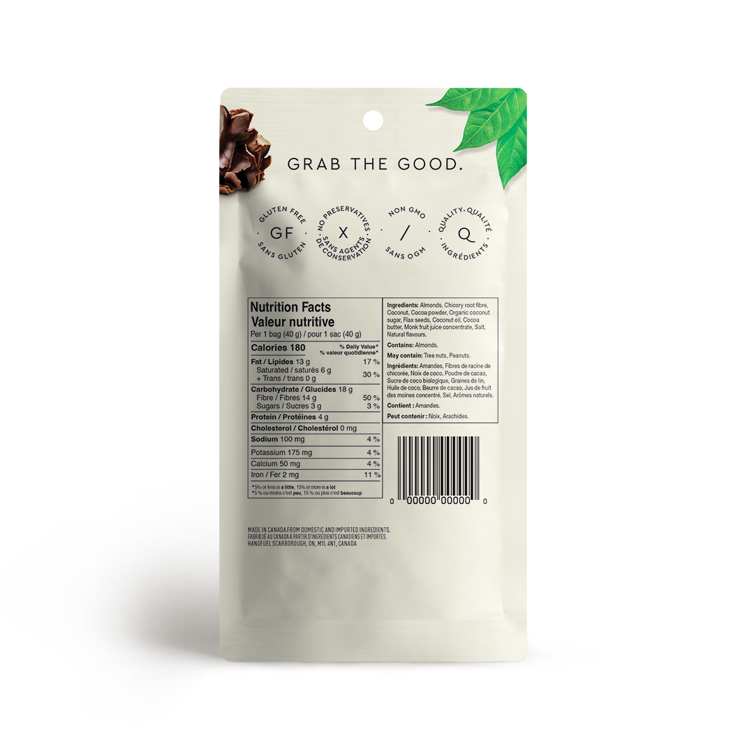 Dark Chocolate Almond Clusters 40g