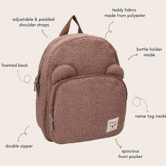 Mini Backpack - Beary Excited Brown