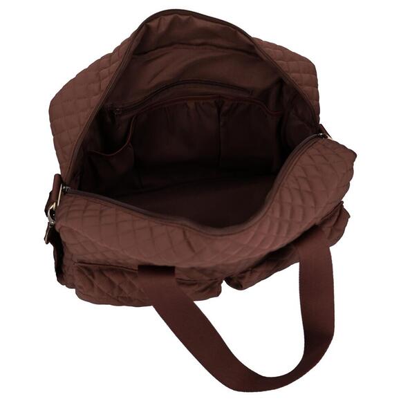 Diaper Bag - Quilted Brown