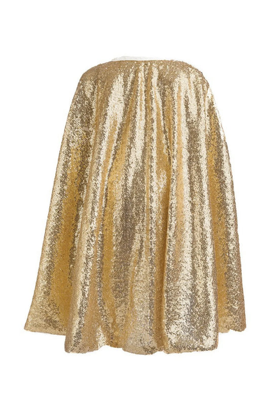 Sequins Cape - Gold