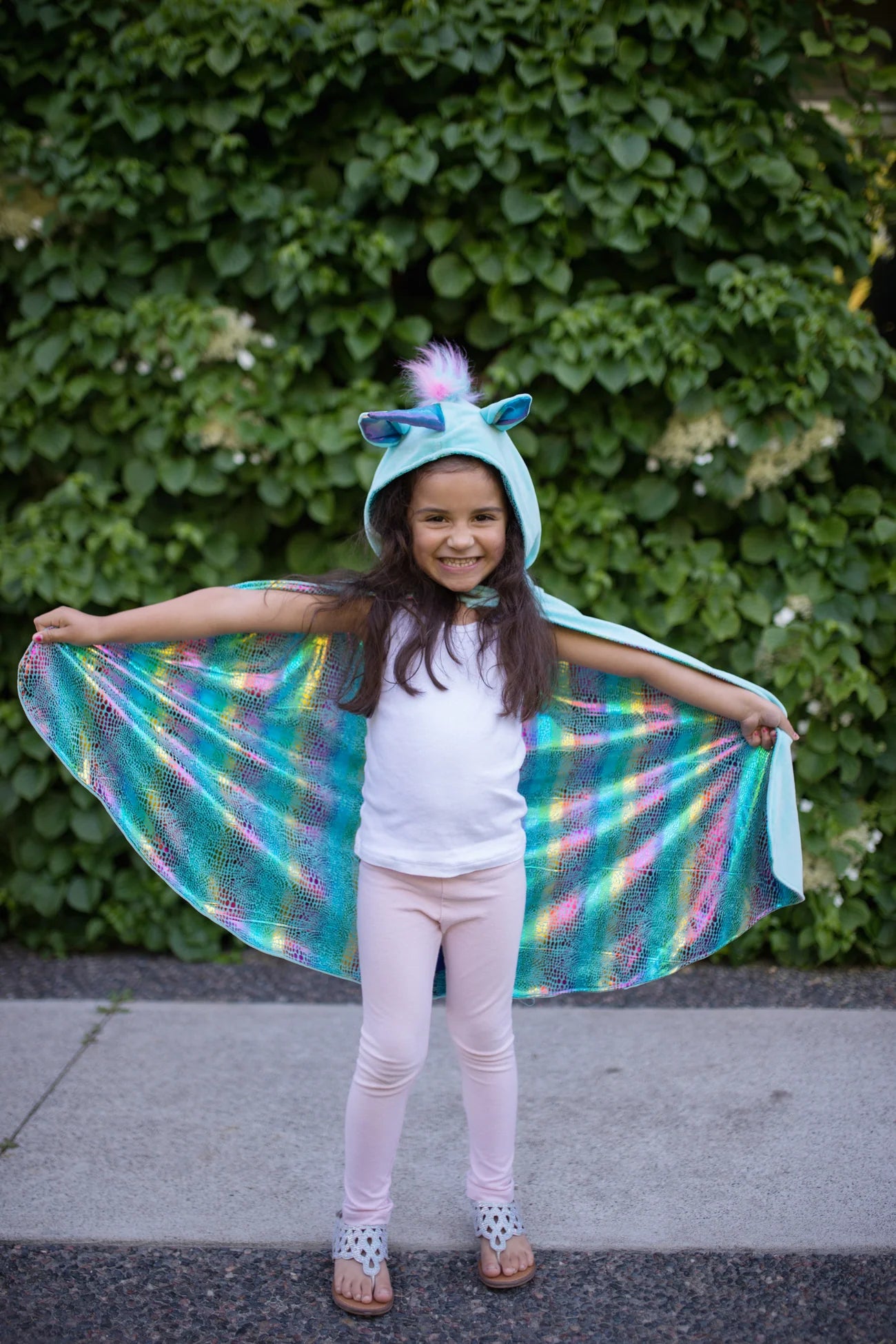 Reversible Rainbow Unicorn/Dragon Cape