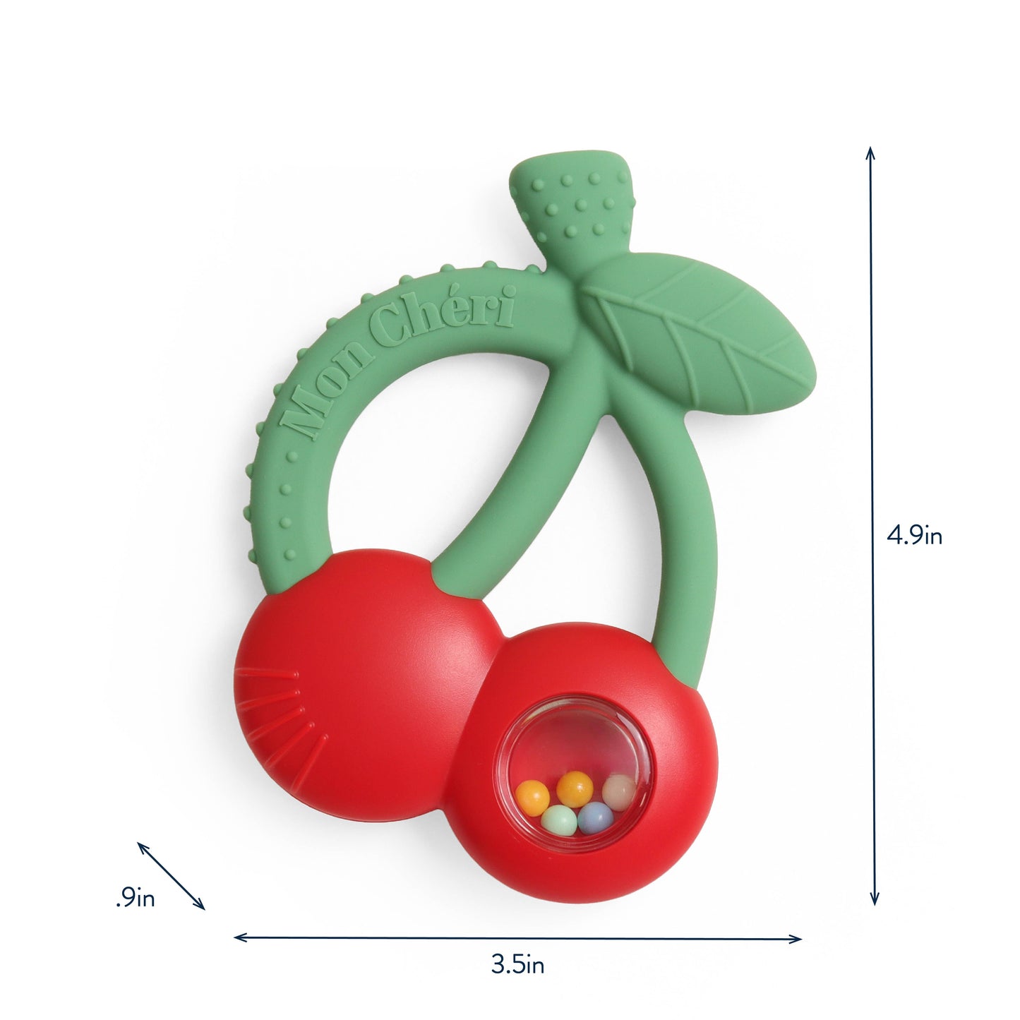 Bitzy Shake™ - Silicone Teether with Rattle