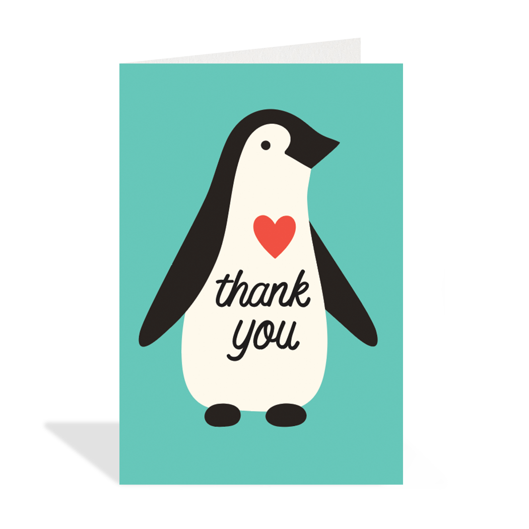 Penguin Heart Petite Card