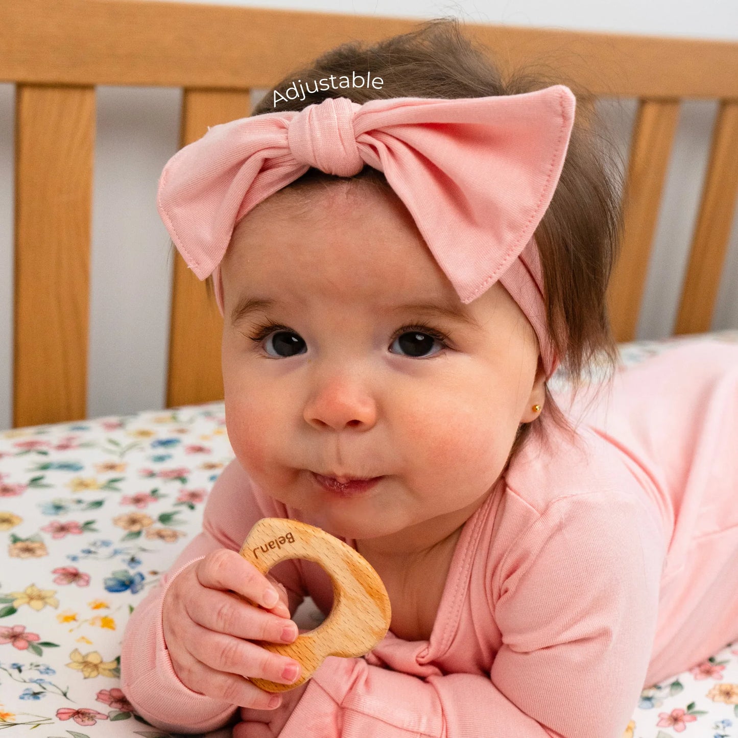 Adjustable Headband - Crystal Rose