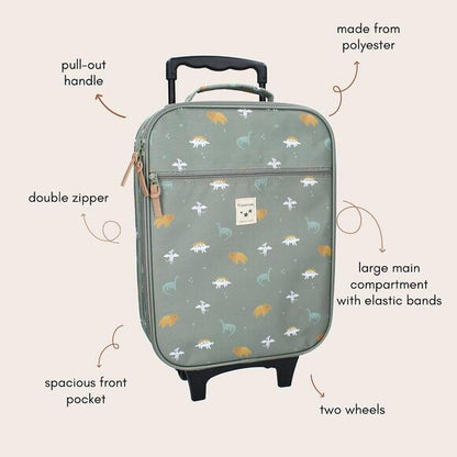 Kids Trolley Suitcase - Dinos