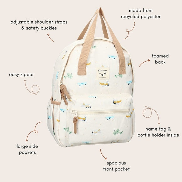Small Backpack - Airplanes