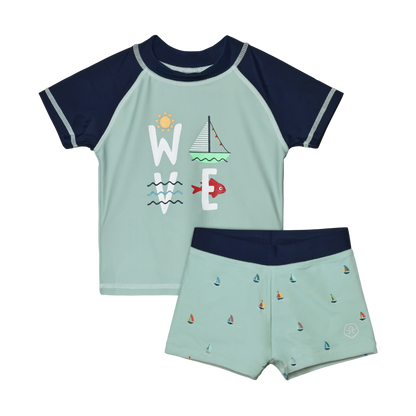 UV Short Sleeve Swim Set
