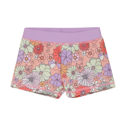 UV Short Sleeve Swim Set - Flowers