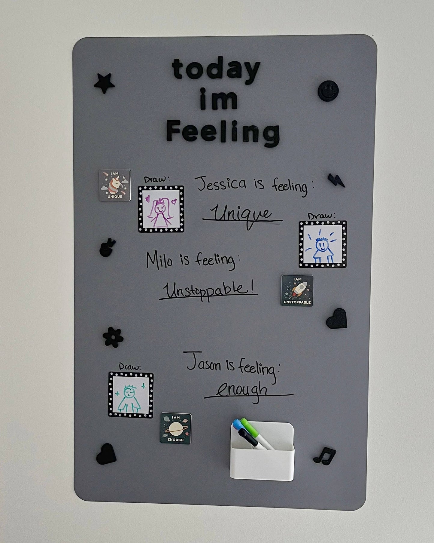 Magic Playwall - Rectangle Magnetic Wall Decal for Kids