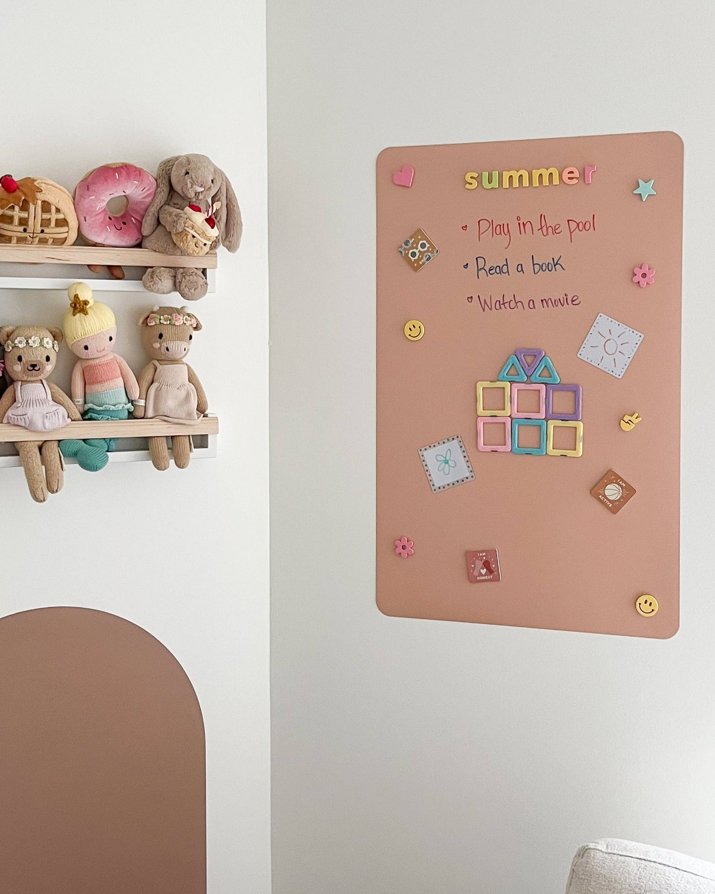 Magic Playwall - Rectangle Magnetic Wall Decal for Kids