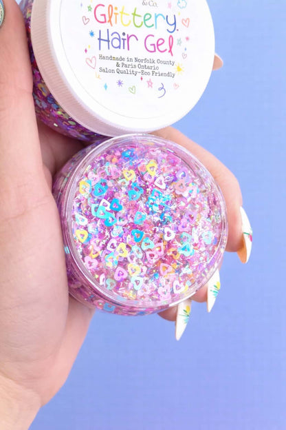 Glittery Hair Gel