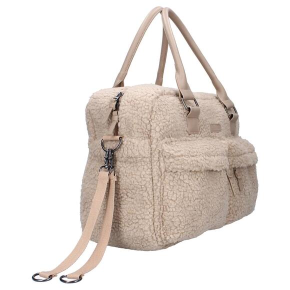 Diaper Bag - Cream Sherpa