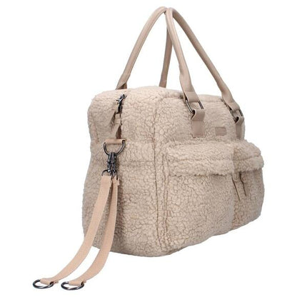 Diaper Bag - Cream Sherpa