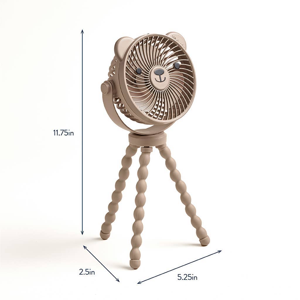 Itzy Breeze 3-Speed Stroller Fan - Taupe