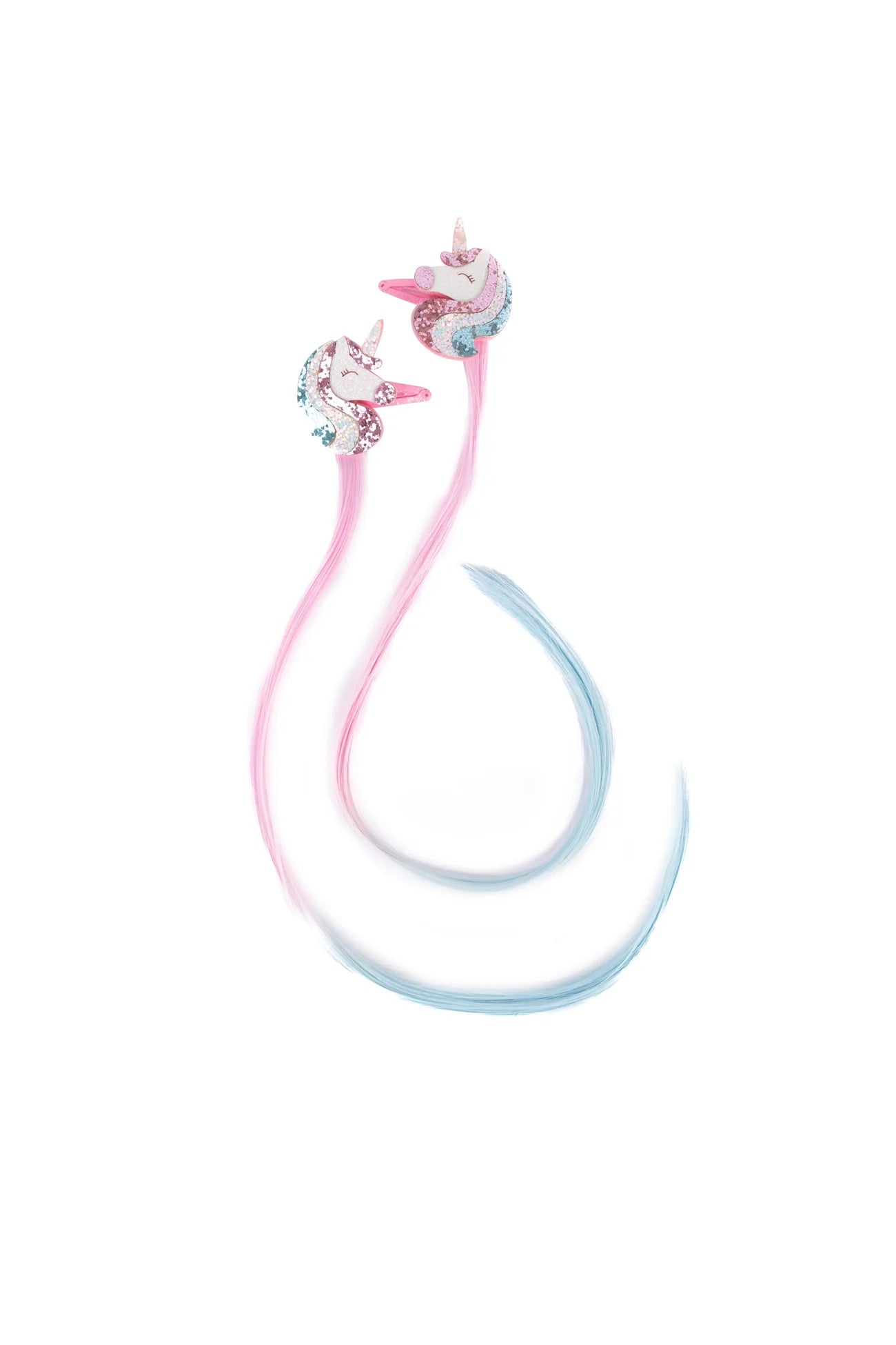 Pretty Pastel Unicorn Hair Extension Clips Sale price