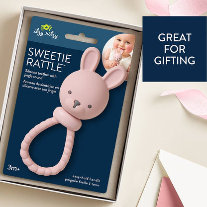 Itzy Ritzy Pink Bunny Sweetie Rattle™