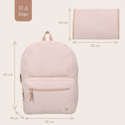 Diaper Backpack - Cream Corduroy