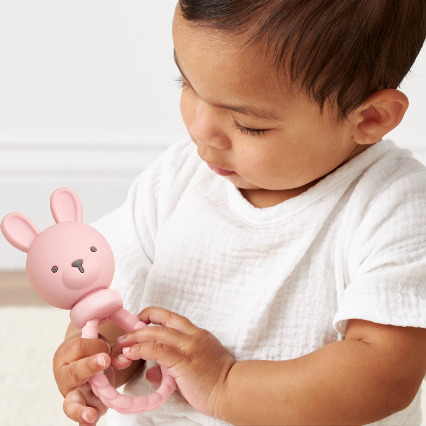 Itzy Ritzy Pink Bunny Sweetie Rattle™