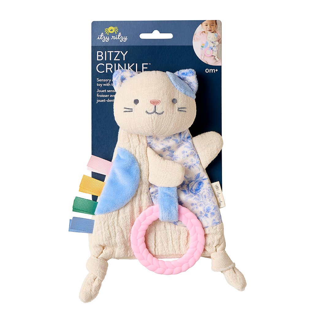 Bitzy Crinkle™ Sensory Toy With Teether