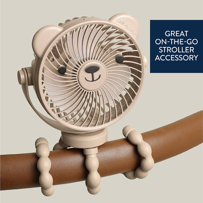 Itzy Breeze 3-Speed Stroller Fan - Taupe