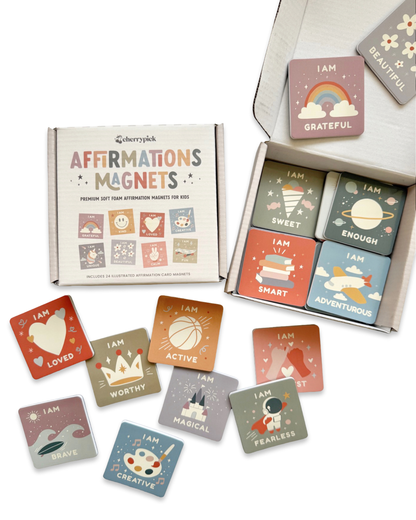 Affirmations Magnets - Soft Foam Magnetic Set