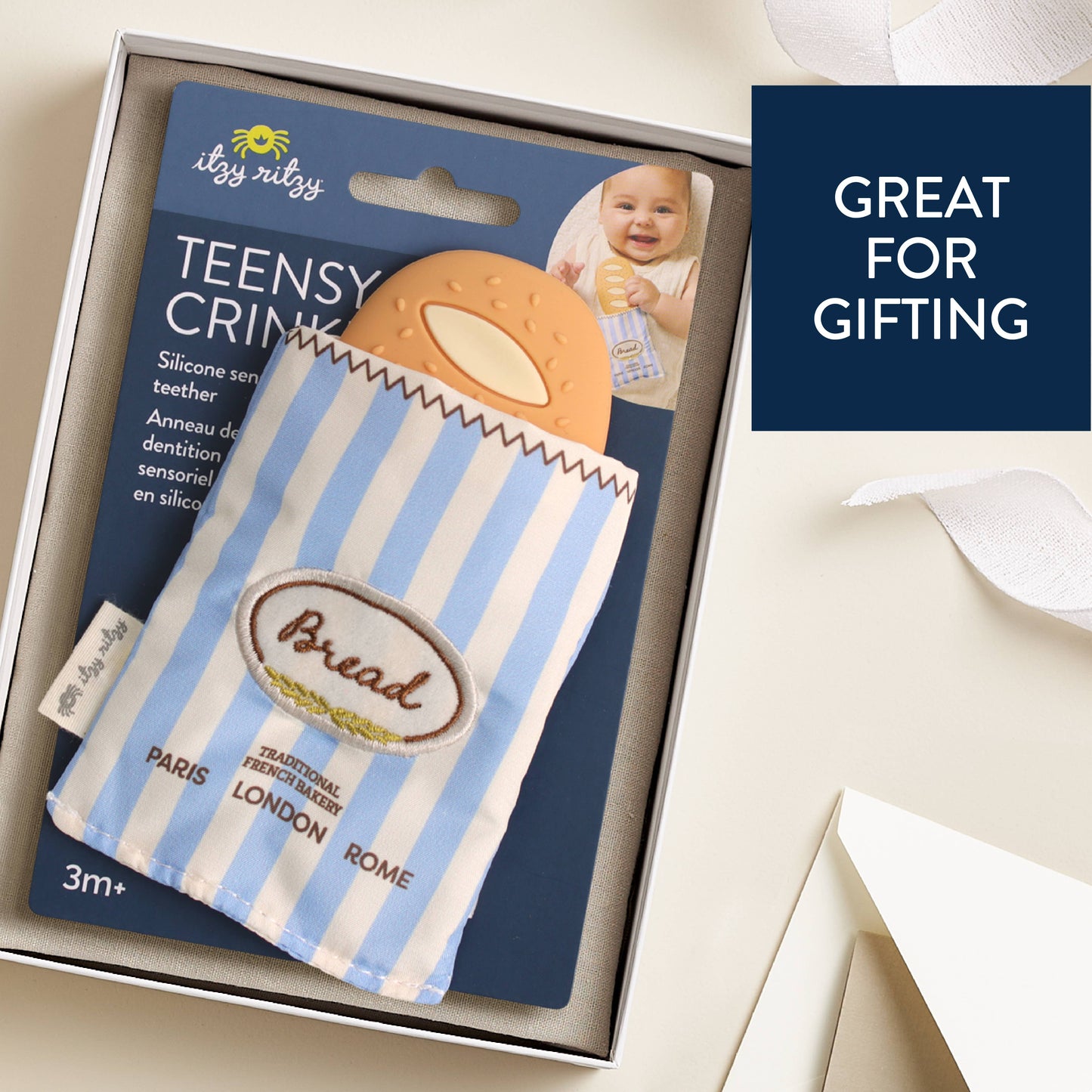 Itzy Ritzy Baguette Teensy Crinkle™