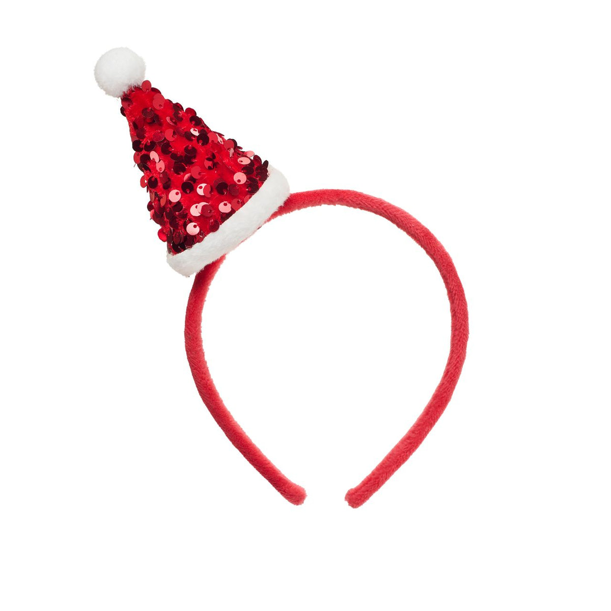 Headband - Bedazzle Sequin Santa