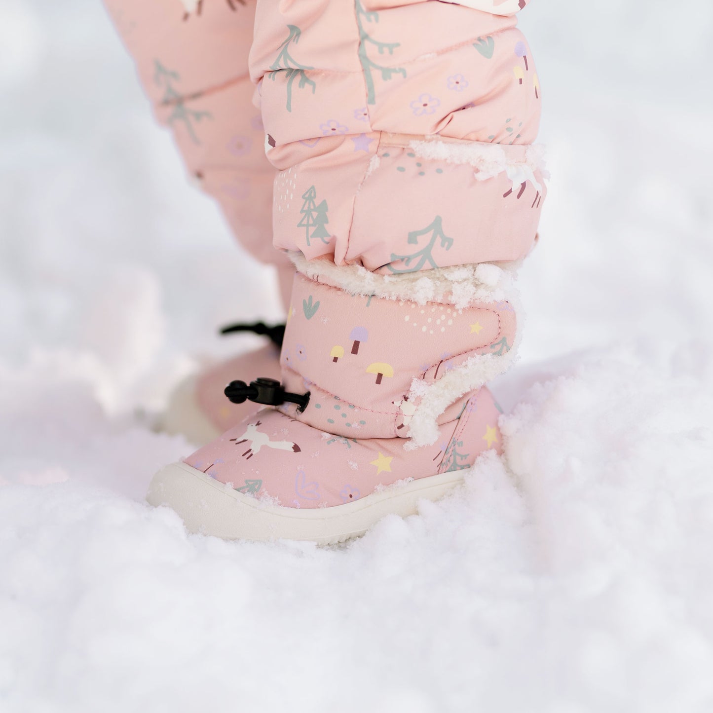 Baby Winter Boots - Pink Forest