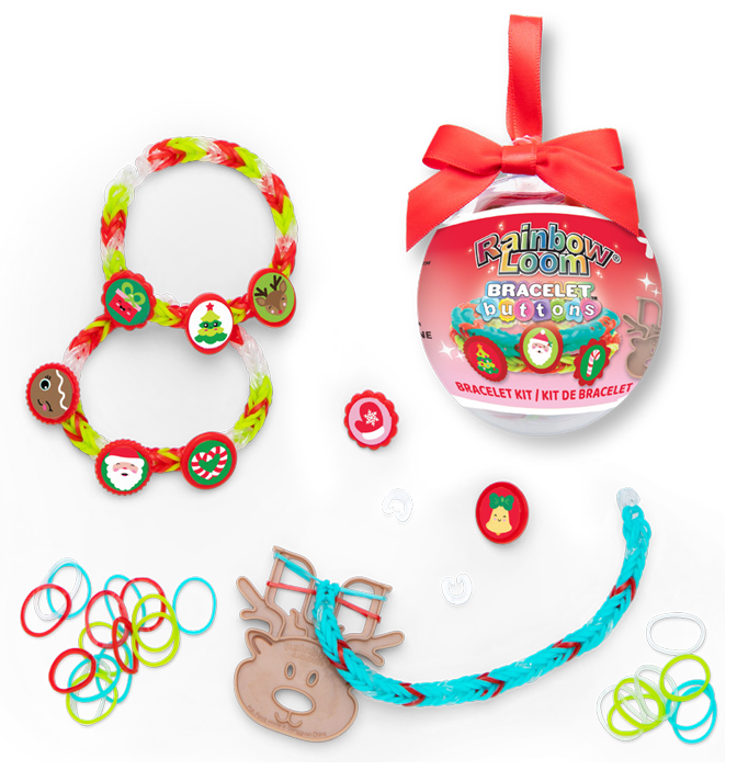 Rainbow Loom Beadmoji Button Bracelet Kit - Ornament