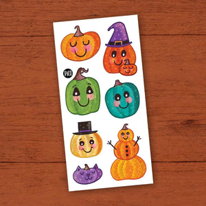 Temporary Tattoos - Autumn Pumpkins