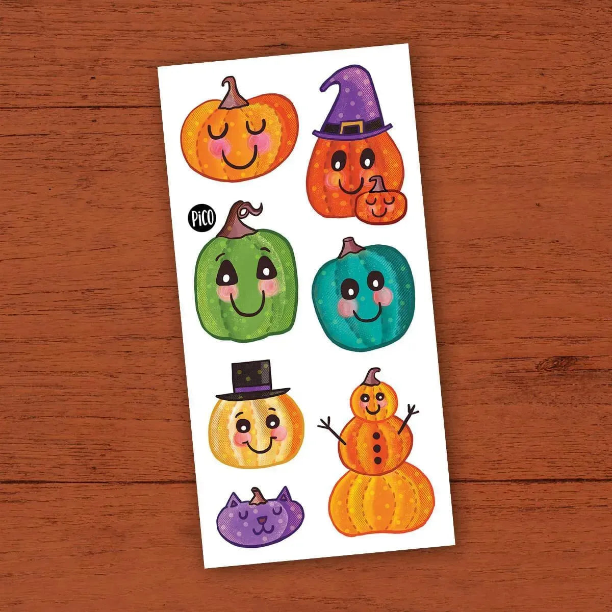 Temporary Tattoos - Autumn Pumpkins