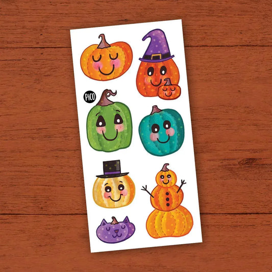 Temporary Tattoos - Autumn Pumpkins