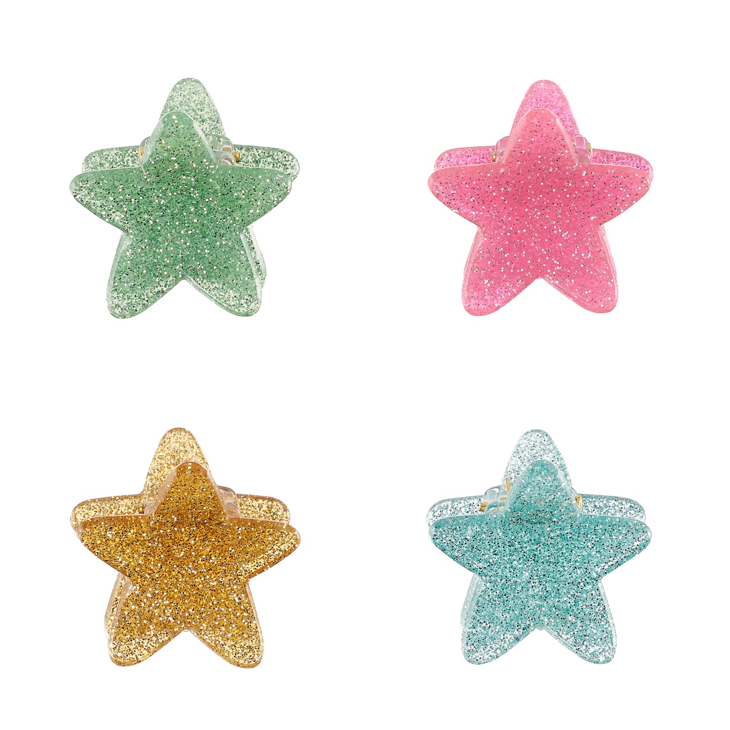 Claw Clip - Little Stars 4 Pack